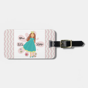 Princess Big Sister Brown Hair Bagagebricka