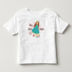 Princess Big Sister Brown Hair Tee