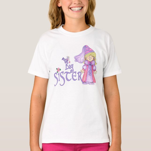 Princess Big Sister T-shirts (Framsida)