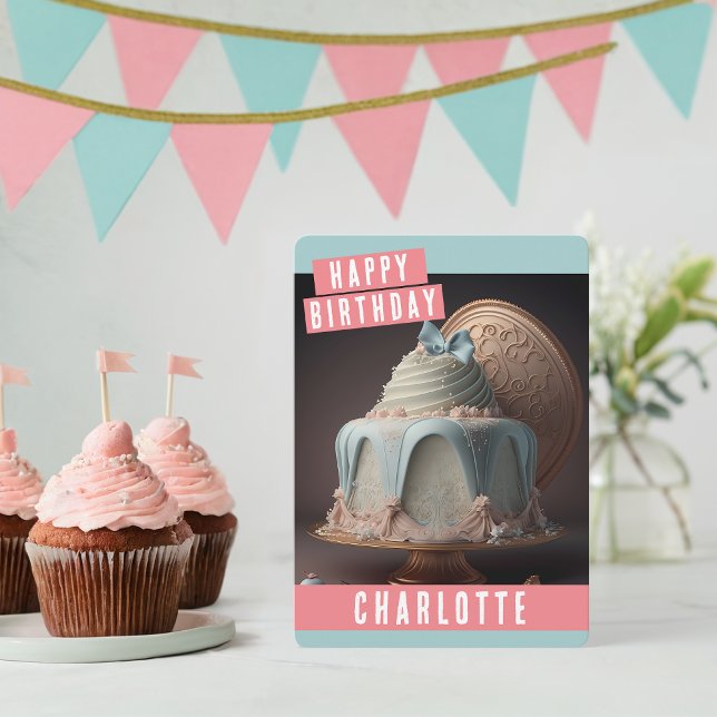 Princess Birthday Card Julkort (Skapare uppladdad)