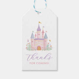 Princess Birthday Enchanted Castle Girls Party Presentetikett