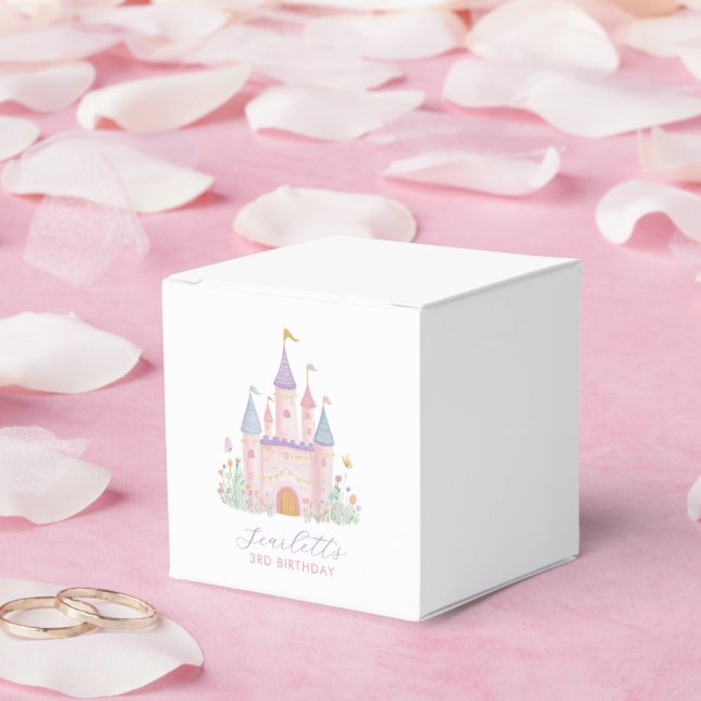 Princess Birthday Enchanted Castle Girls  Presentaskar (Bröllop)