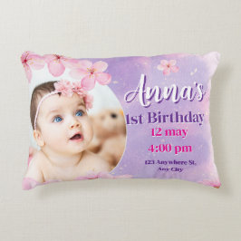 Princess birthday Foam Board Prydnadskudde