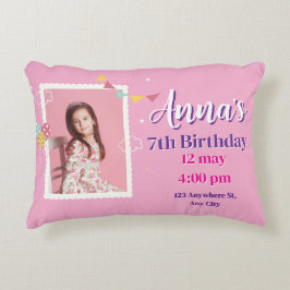 Princess birthday Foam Board Prydnadskudde