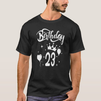 Princess Birthday Girl, 23-årig Thées Princess T Shirt