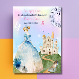 Princess Birthday-inbjudan Inbjudningar