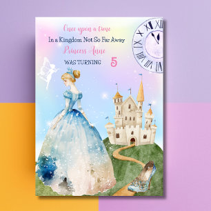 Princess Birthday-inbjudan Inbjudningar