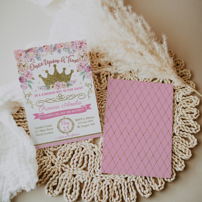 Princess Birthday-inbjudan Inbjudningar (Skapare uppladdad)