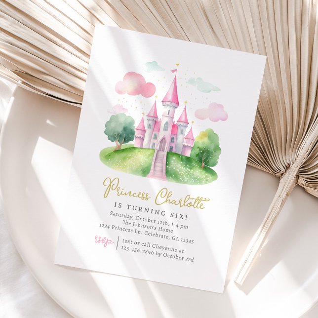 Princess Birthday-inbjudan Inbjudningar (Skapare uppladdad)