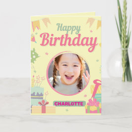 princess birthday kort