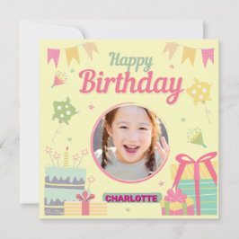 princess birthday kort