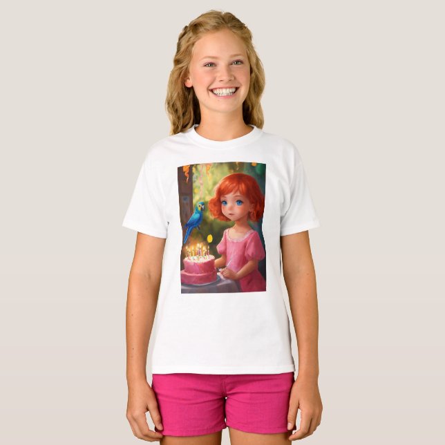 Princess Birthday Magic T Shirt (Hel framsida)