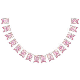 Princess Birthday Pennant Banner Bunting Flaggor