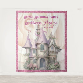 Princess Birthday Photo Booth - Photo BackDrop