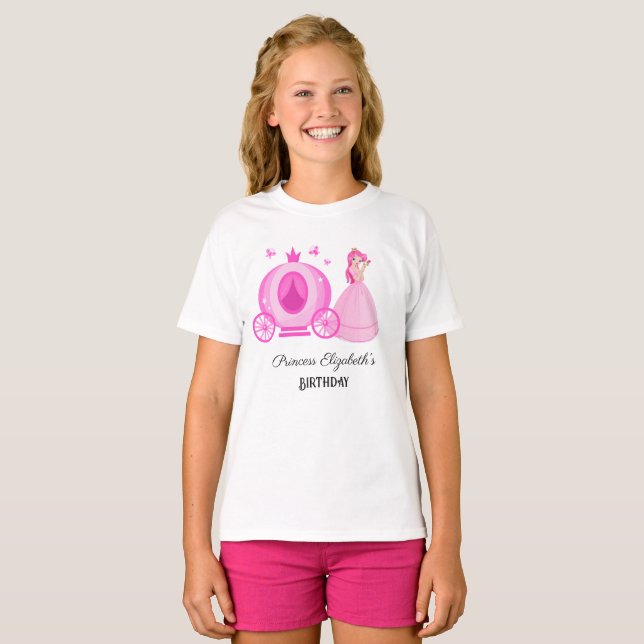Princess Birthday T Shirt (Hel framsida)