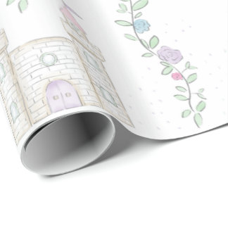 Princess Birthday Wrapping Papper Presentpapper