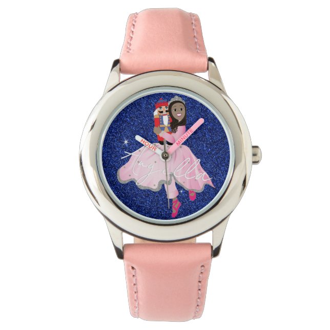 Princess Black Hjärn Ballerina Armbandsur (Framsida)