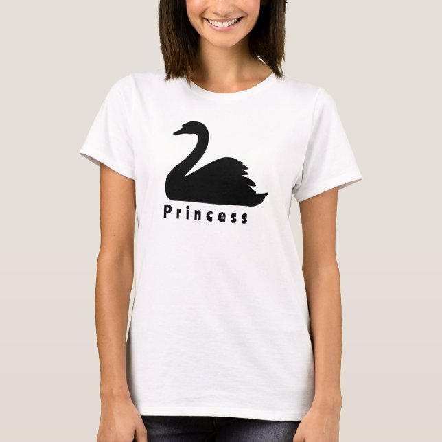 princess black swan t shirt (Framsida)