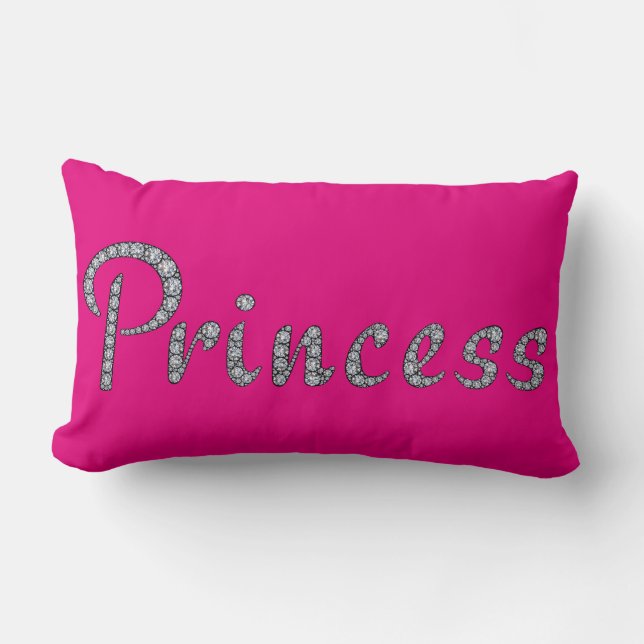 Princess bling lumbarkudde (Framsida)
