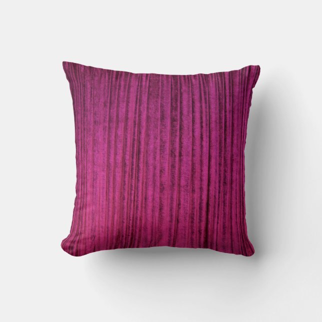 Princess Bright Rosa velvet struktur print Kudde (Framsida)