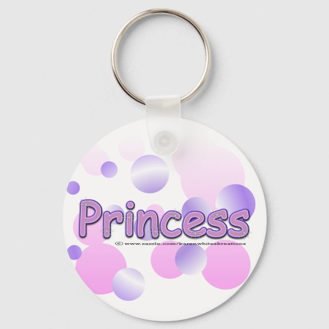 Princess Bubbles Keychain Nyckelring (Framsida)