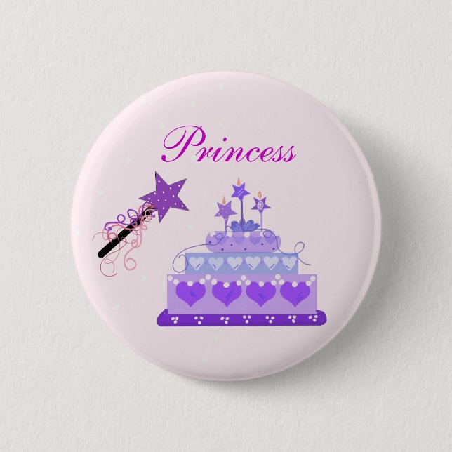 Princess Cake och Trollspö Knapp (Framsida)