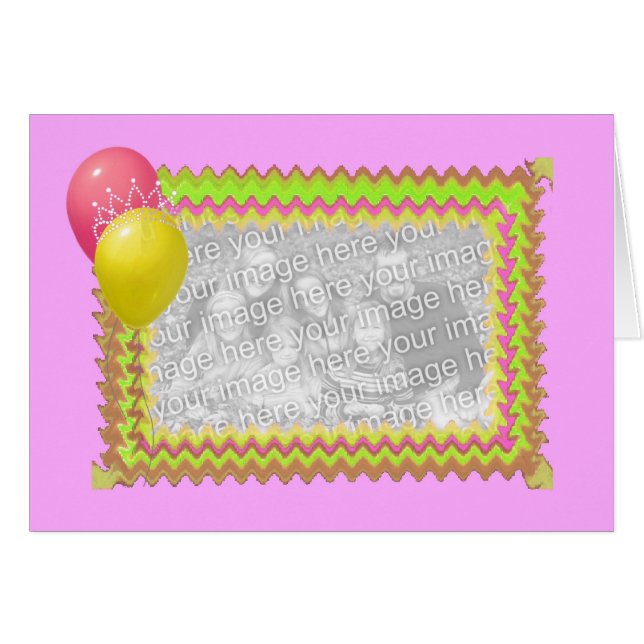 Princess Card Hälsningskort (Framsidan Horizontal)