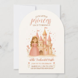 Princess Castle Birthday Invitation  Inbjudningar