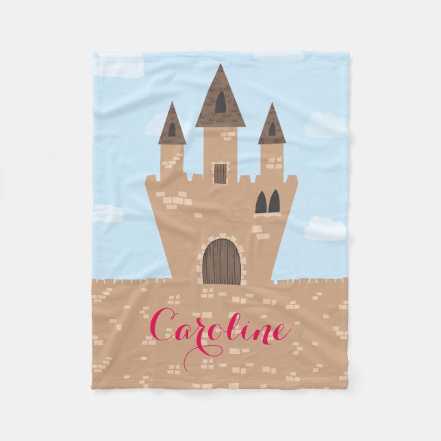 Princess Castle Fleecefilt (Framsidan)