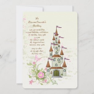 Princess' Castle-inbjudan Inbjudningar