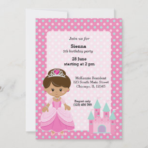 Princess & Castle Inbjudningar