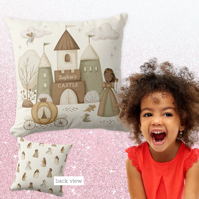 Princess Castle med namn Kudde (Skapare uppladdad)