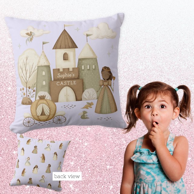 Princess Castle med namn Kudde (Skapare uppladdad)