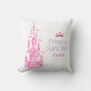 Princess Castle Personalize med Namn Kudde