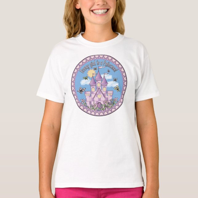 Princess Castle T Shirt (Framsida)
