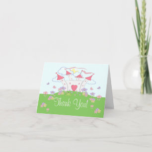 Princess Castle Tack Fold Card Kort