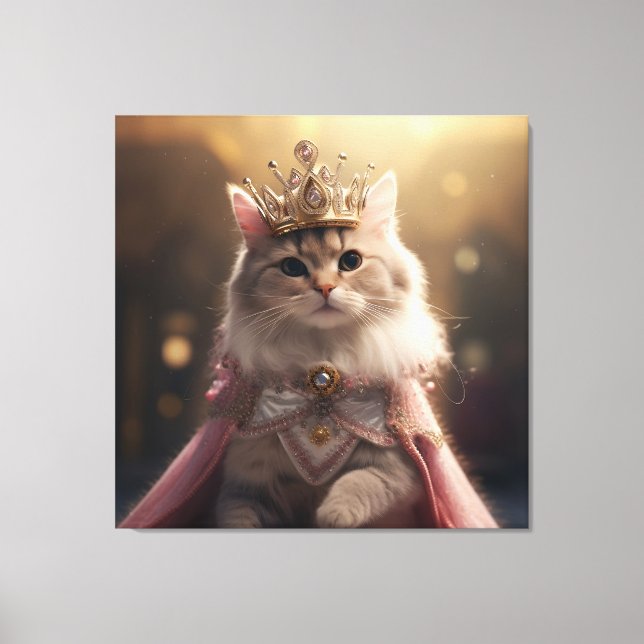Princess cat bild för dekoration (Framsida)