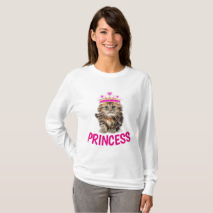 PRINCESS CAT kITTEN T-Shirts, Dam Girls T Shirt