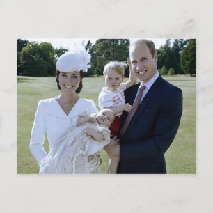 Princess Charlotte christening juli 2015 stilized Vykort