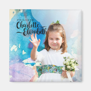 Princess Charlotte Elizabeth 6e Birthday Magnet