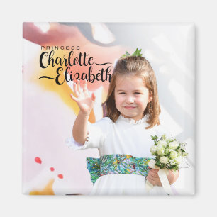 Princess Charlotte Elizabeth 6e Birthday Magnet