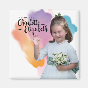 Princess Charlotte Elizabeth 6e Birthday Magnet