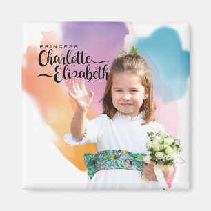 Princess Charlotte Elizabeth 6e Birthday Magnet