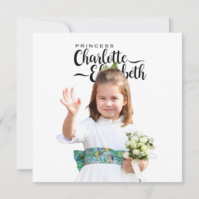 Princess Charlotte Elizabeth 6e Birthday Postcard Kort (Framsida)