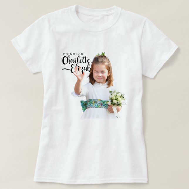 Princess Charlotte Elizabeth 6e Birthday T-Shirt (Design framsida)