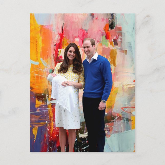 Princess Charlotte Elizabeth Diana Vykort (Framsida)