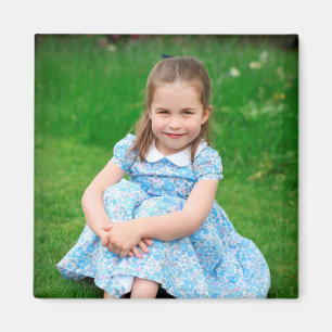 Princess Charlotte - fjärde födelsedag Magnet