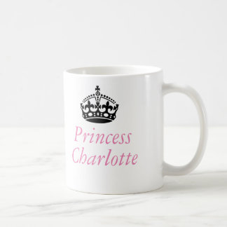 Princess Charlotte och brittisk krona Kaffemugg
