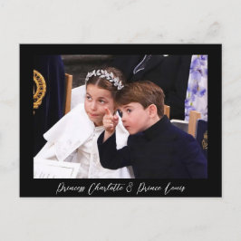 Princess Charlotte och Prince Louis Vykort