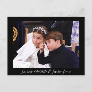 Princess Charlotte och Prince Louis Vykort